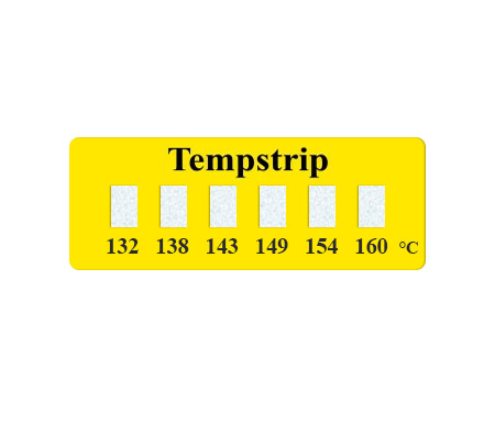 Tempstrip - Messstreifen 6 Felder